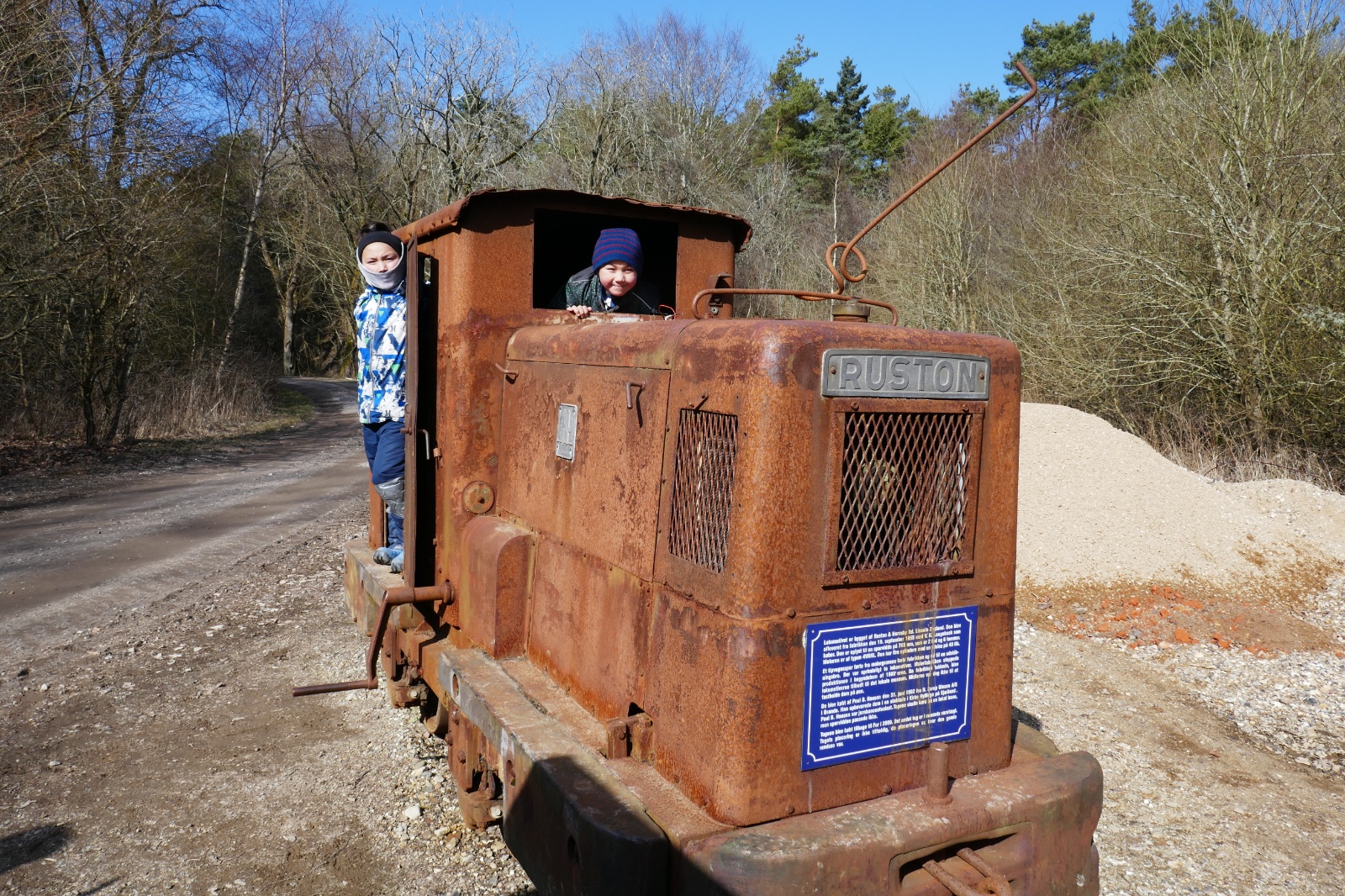 Gammel moler tipvogn