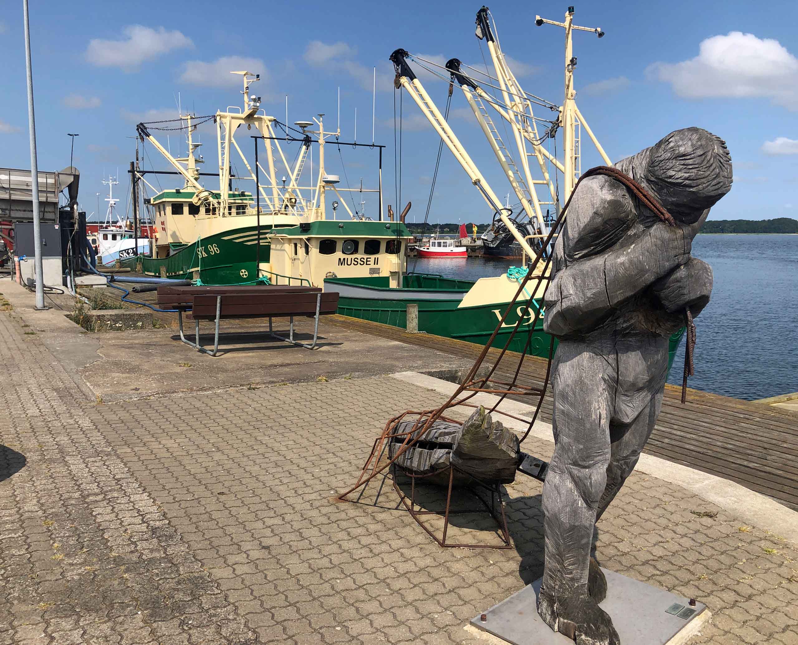 På havnen i Glyngøre