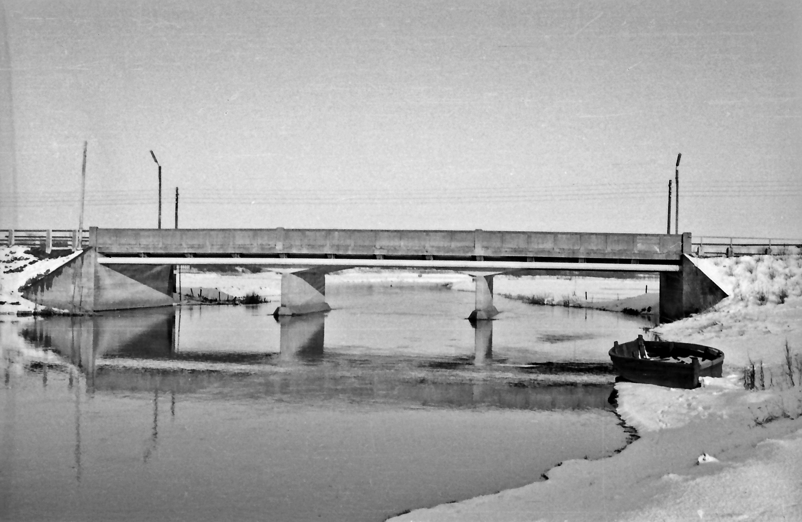 Gudenå ved broen 1965