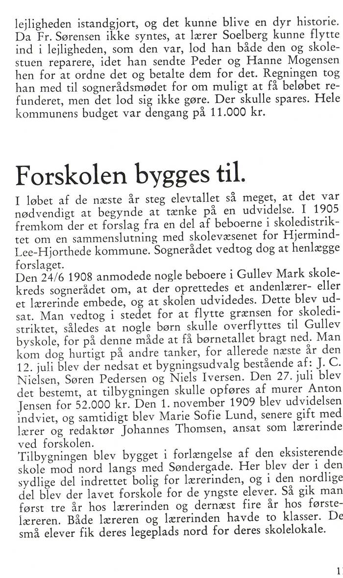 Forskolen bygges til