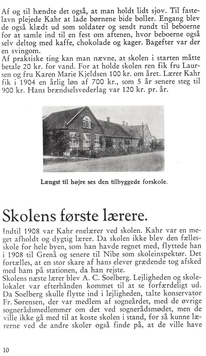 Skolens første lærere