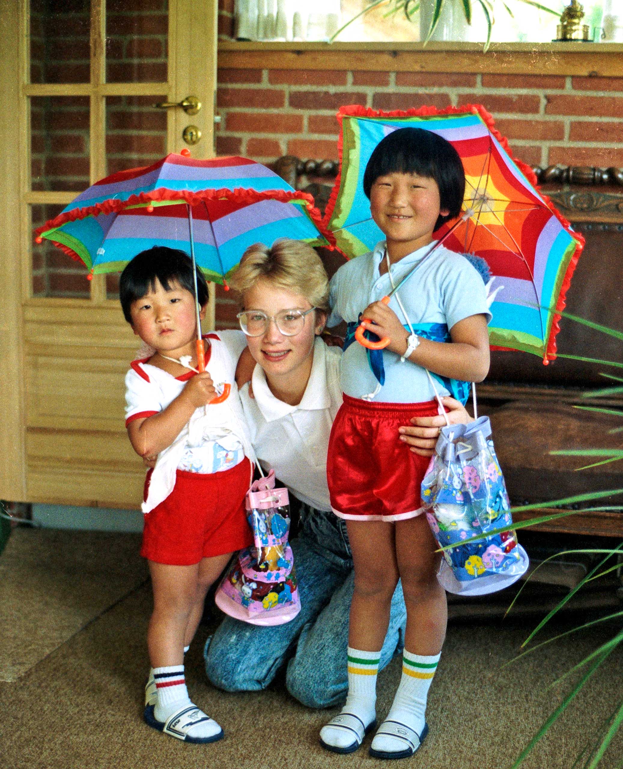 Kusine Heidi på besøg