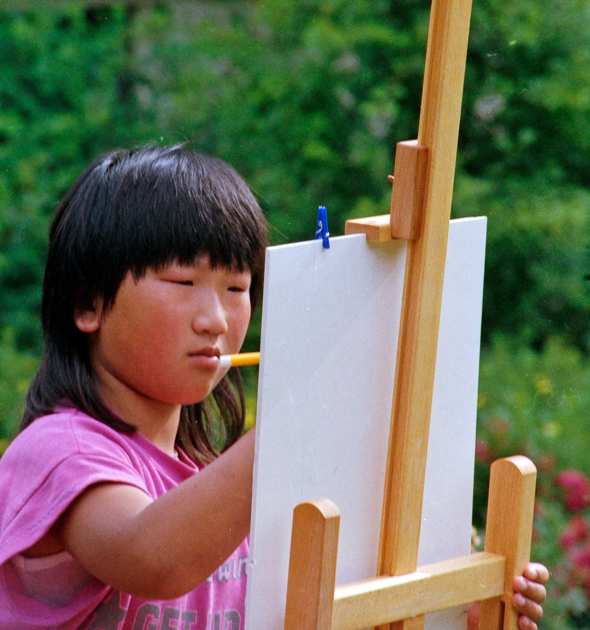 Camilla koncentreret