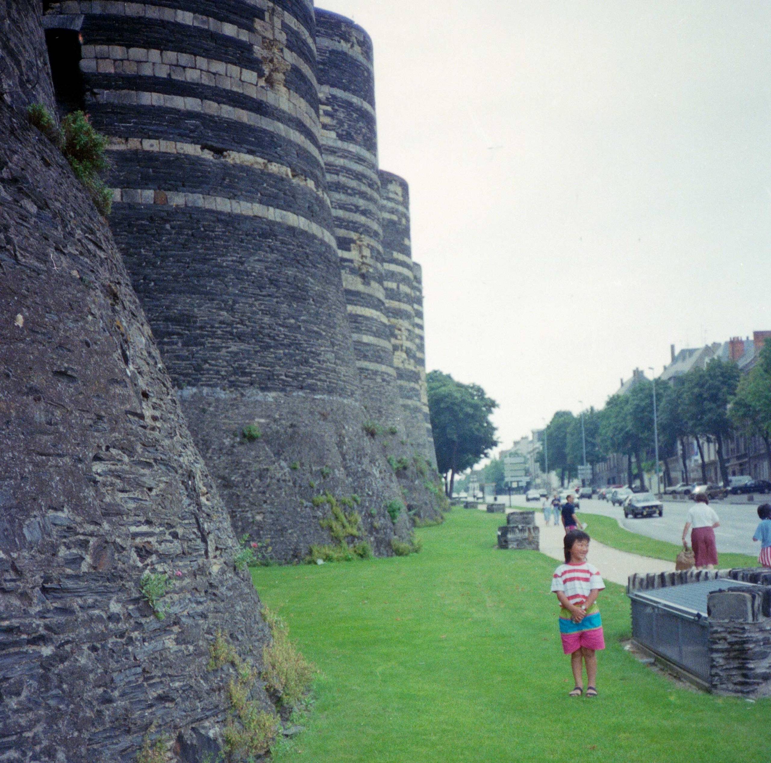 Gammel borg i Angers