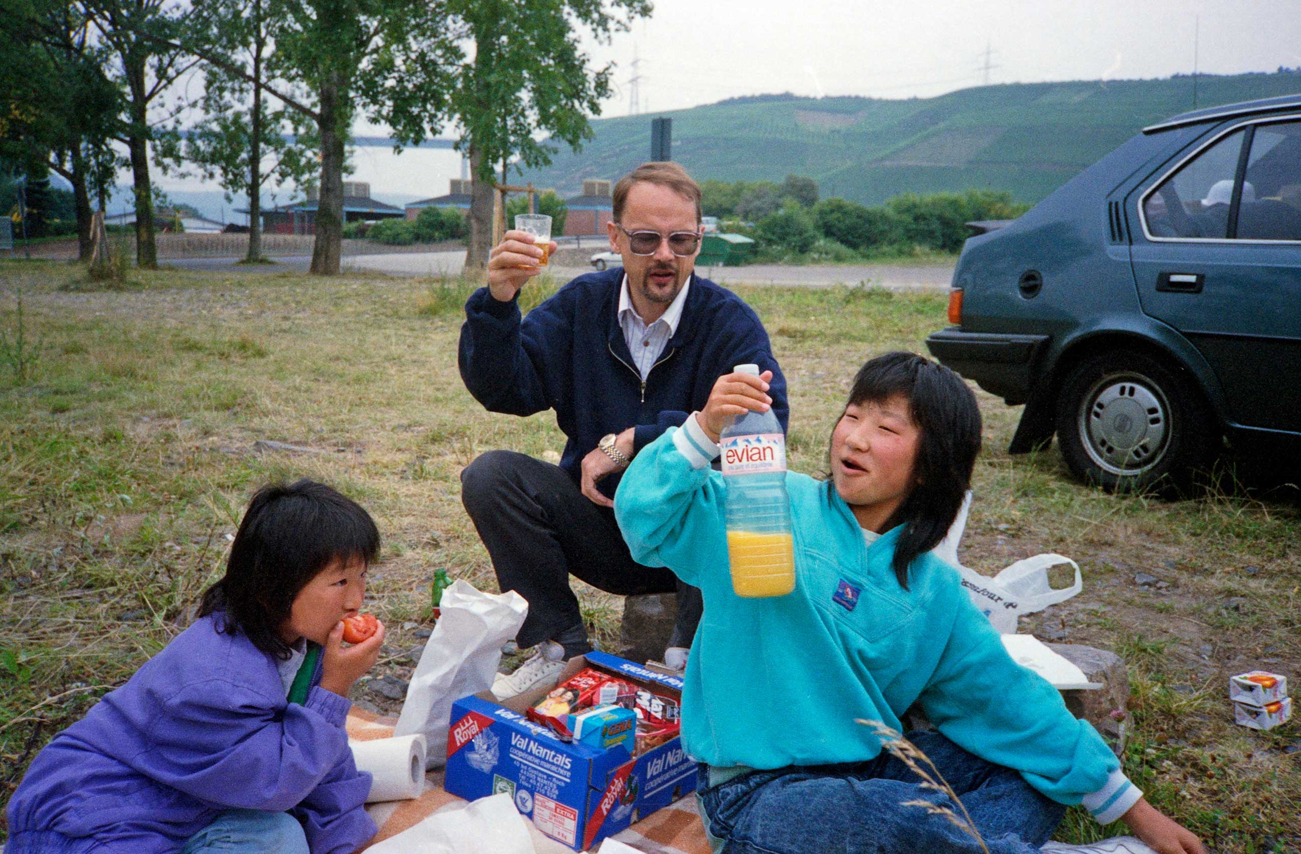 På vej til bryllup 1990