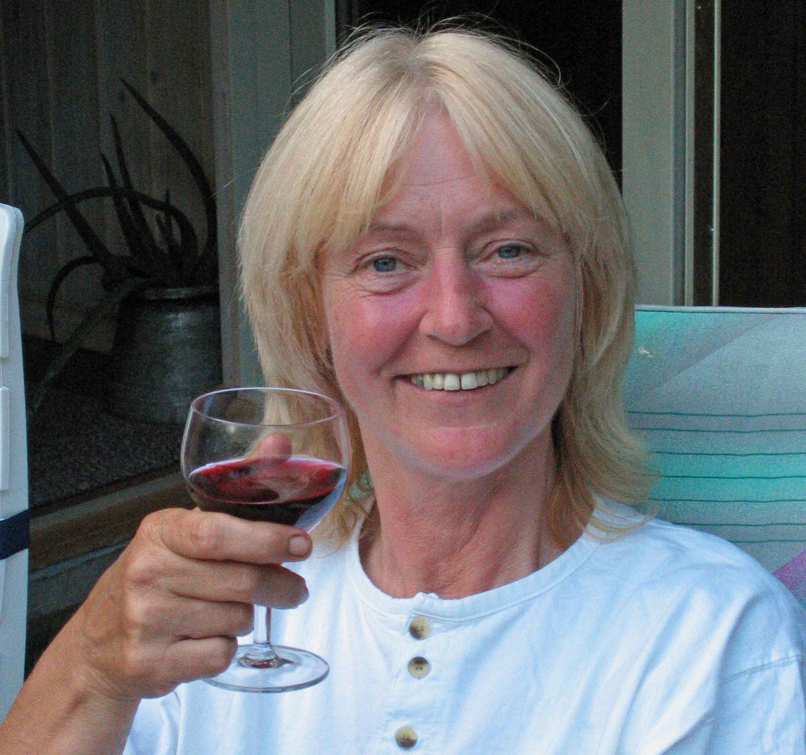 Benthe på terrassen