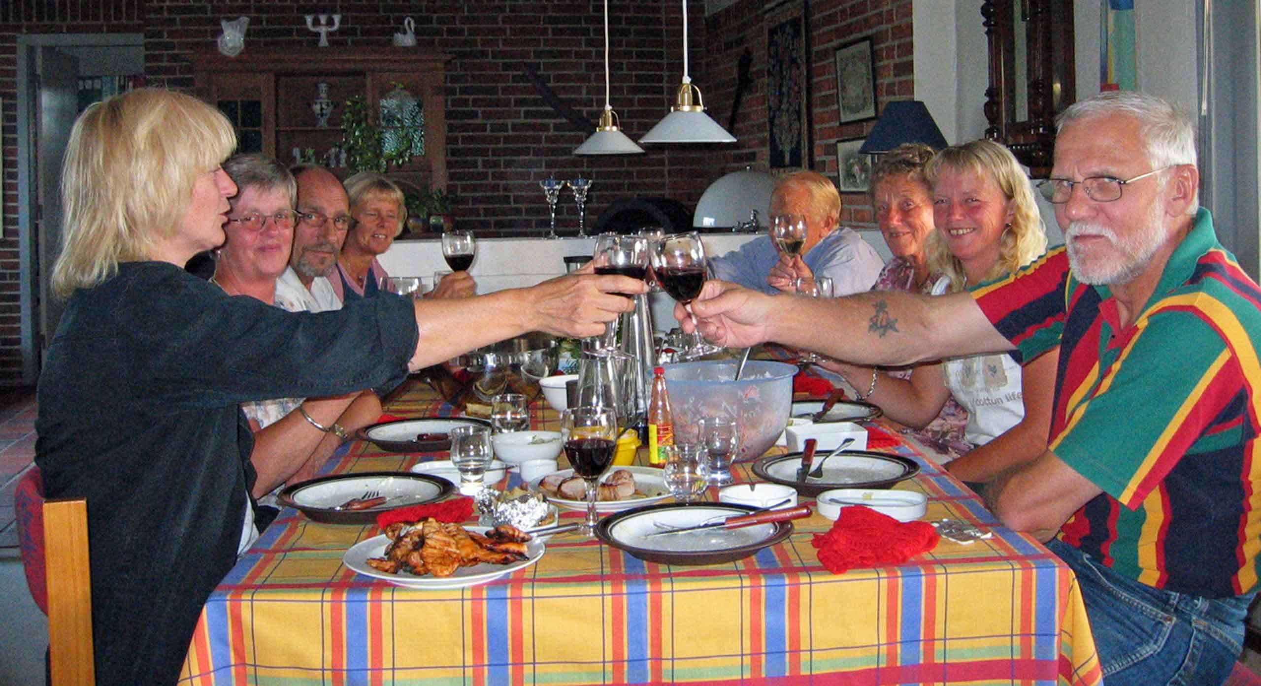 Fødselsdag hos Conny og Knud