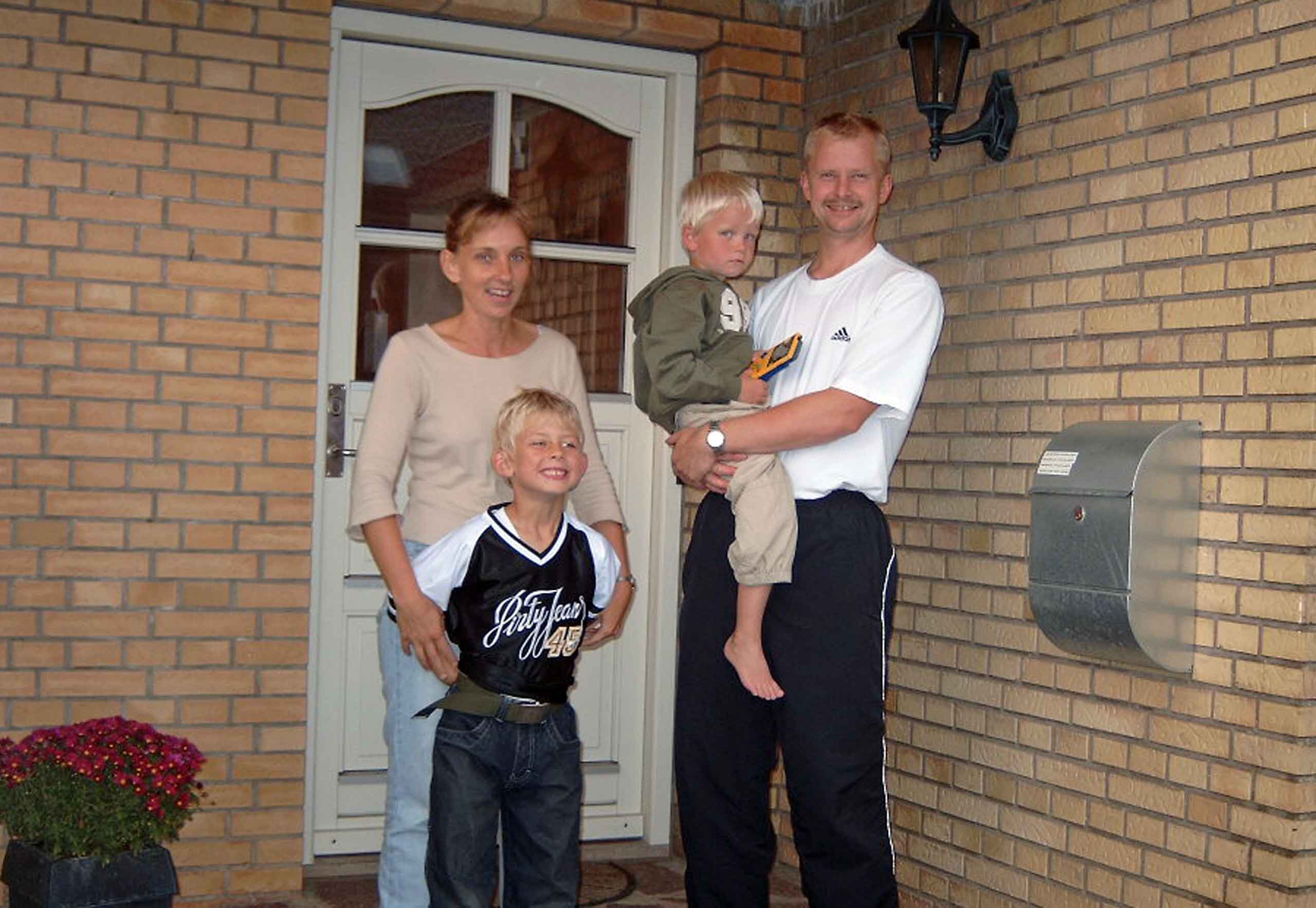 Jørgen og Dorthe med Mikkel og Rasmus