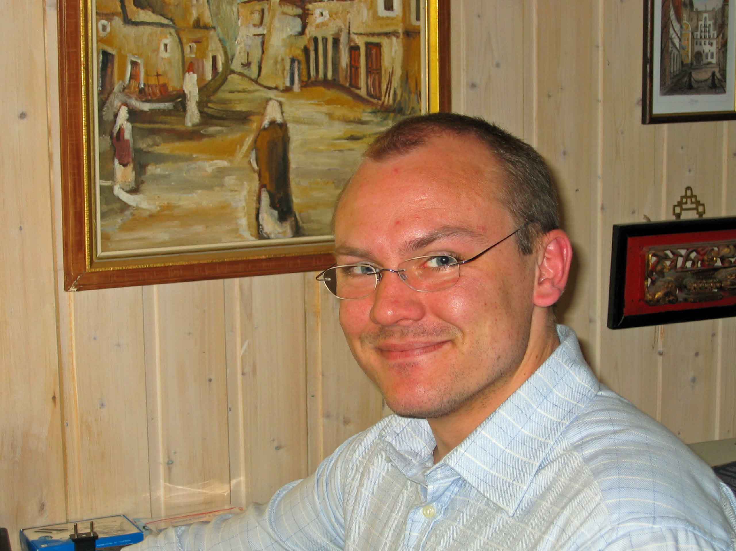 Michael på mit kontor