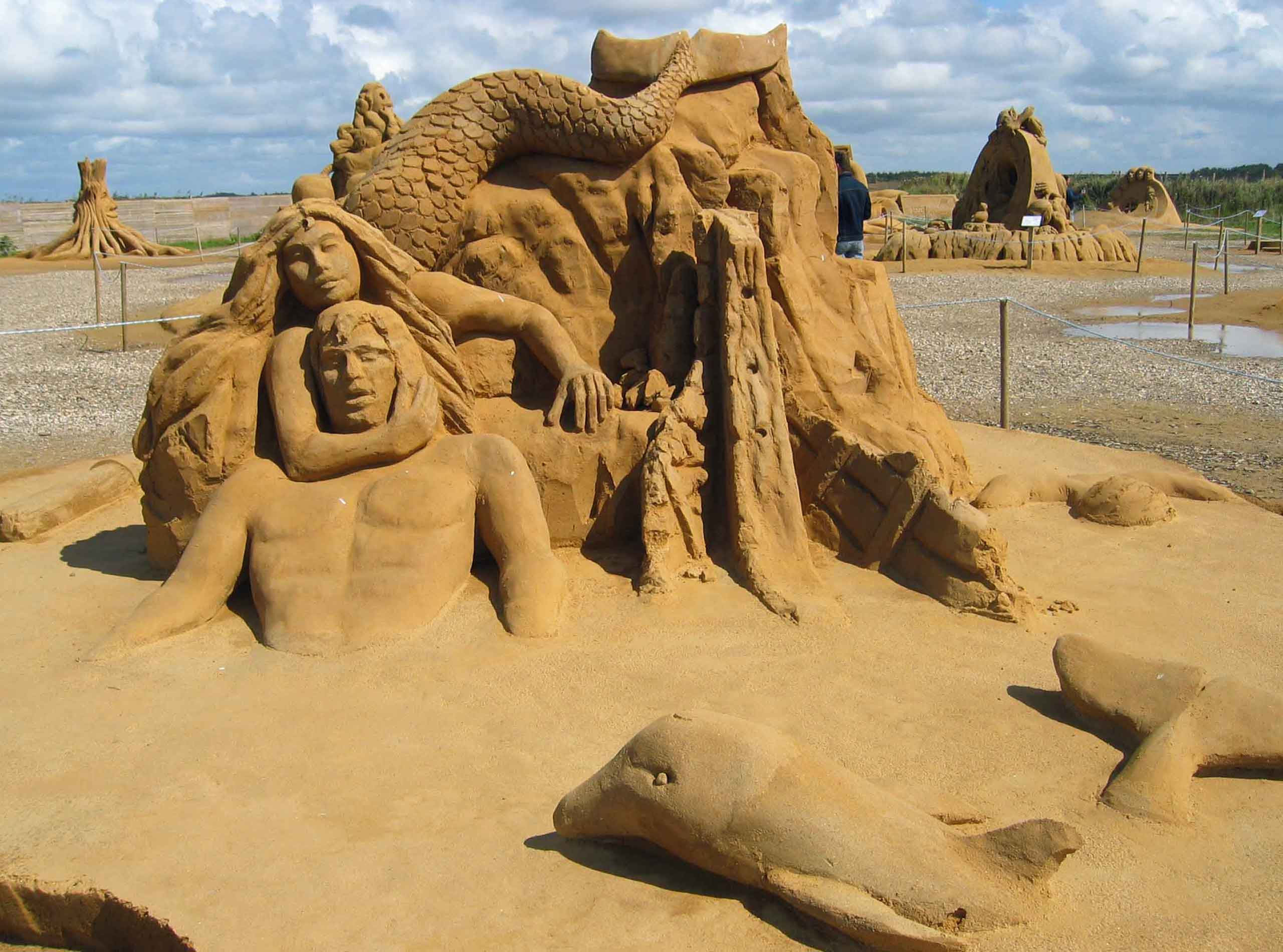 Sandskulpturer
