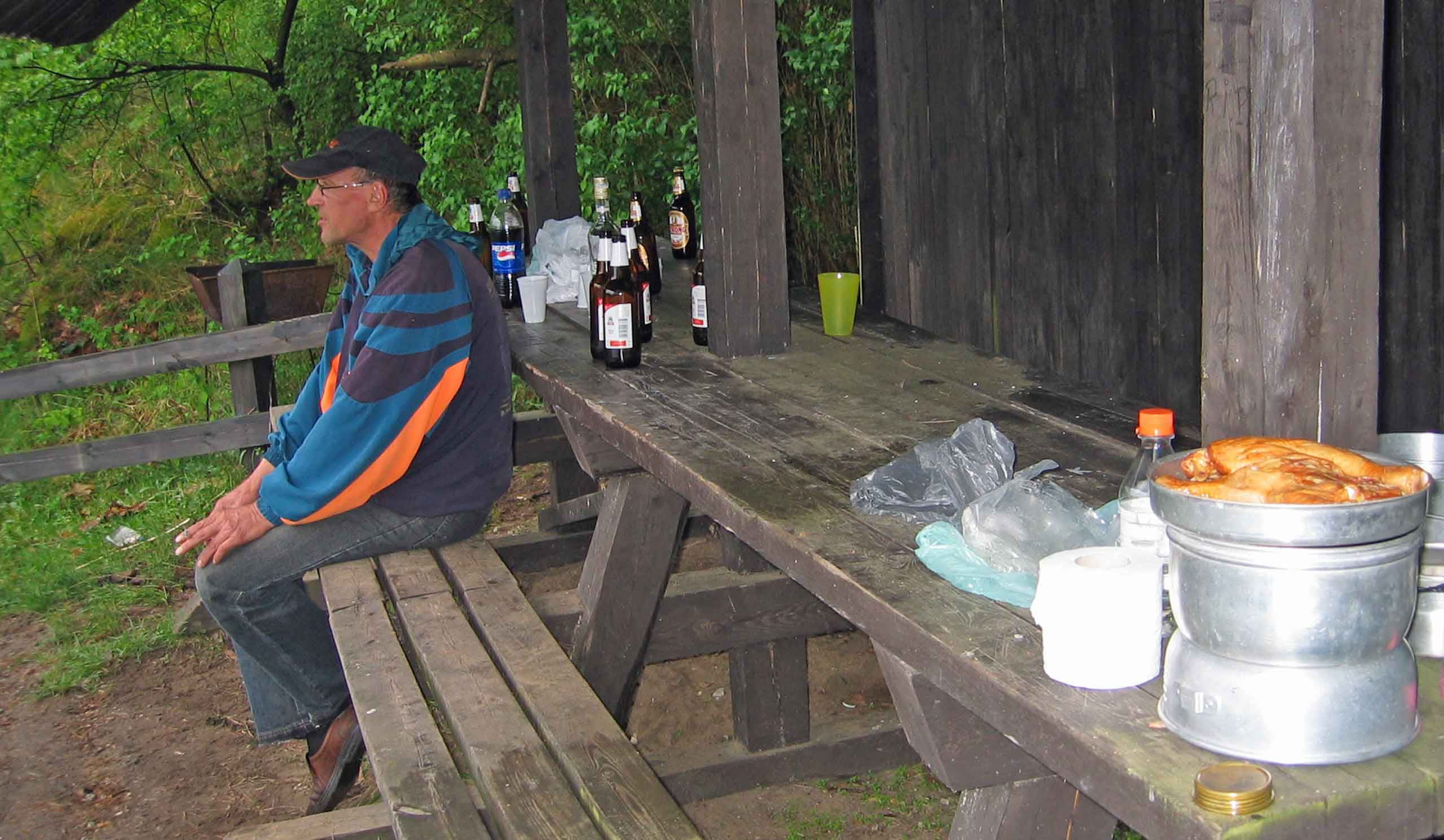 Røgede kyllingelår på Trangia'en