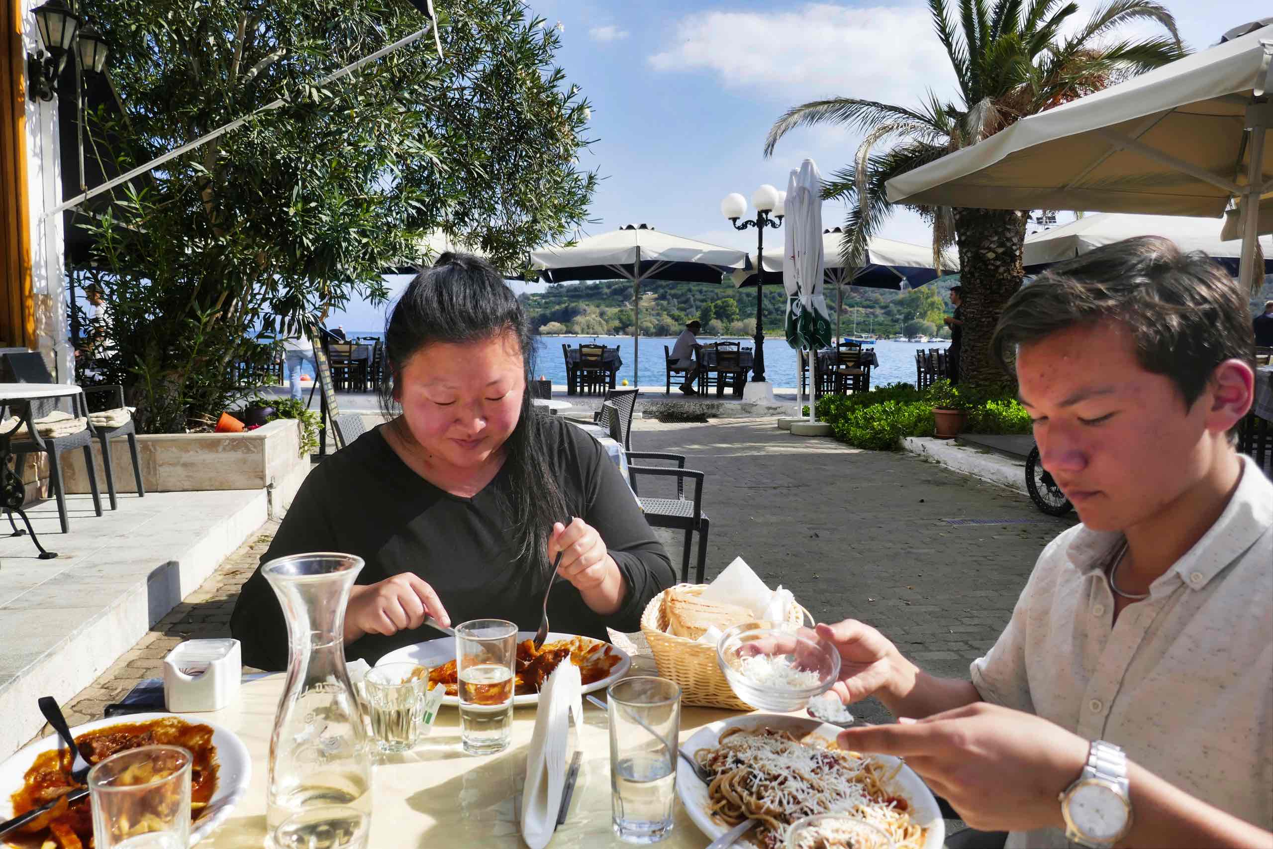 Frokost i Epidauros