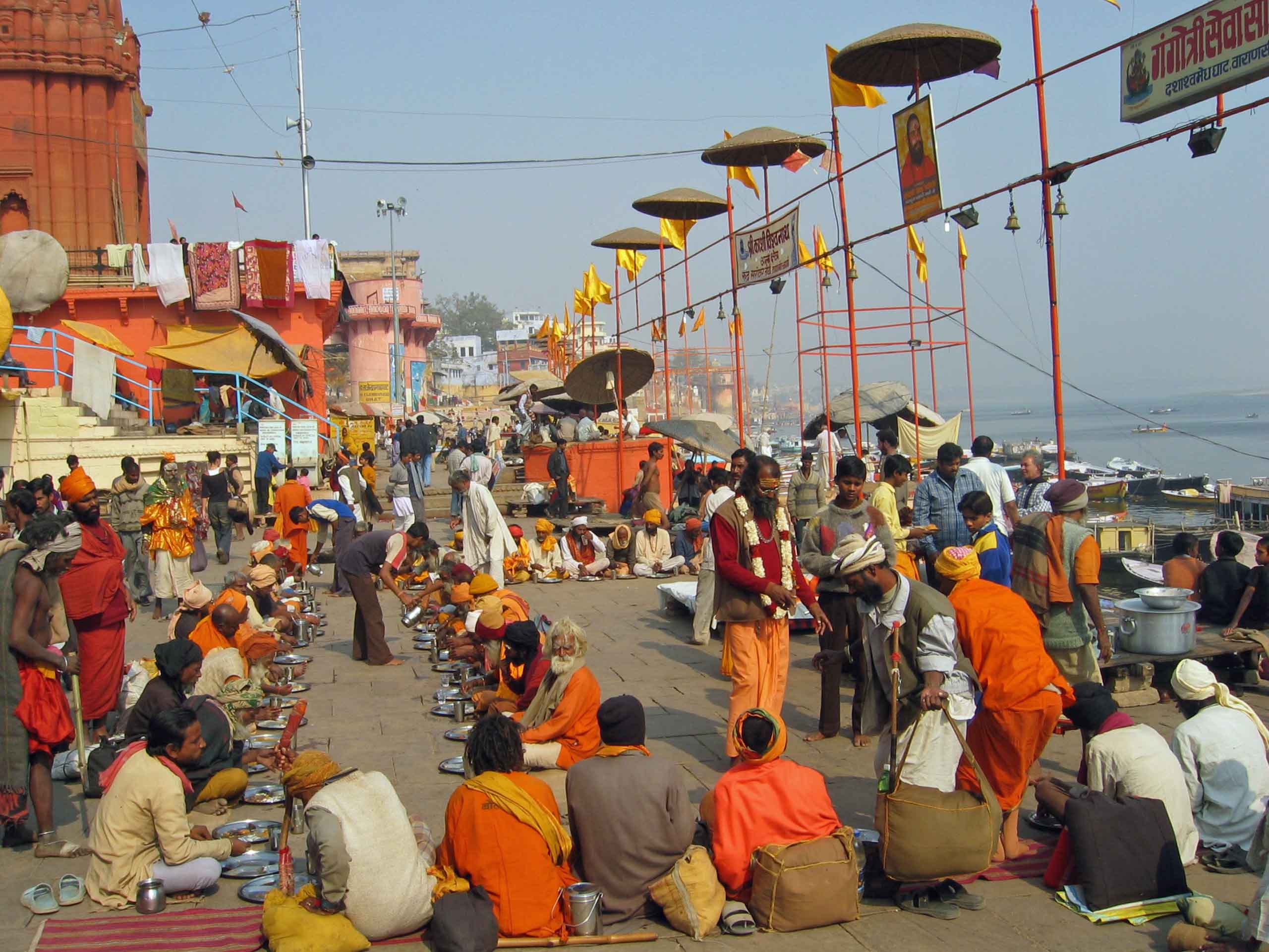 Uddeling af gratis mad