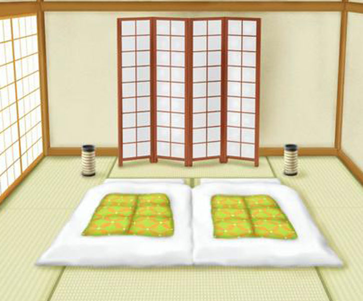 Ryokan, en traditionel kro hvor man sover på gulvet og med onsen