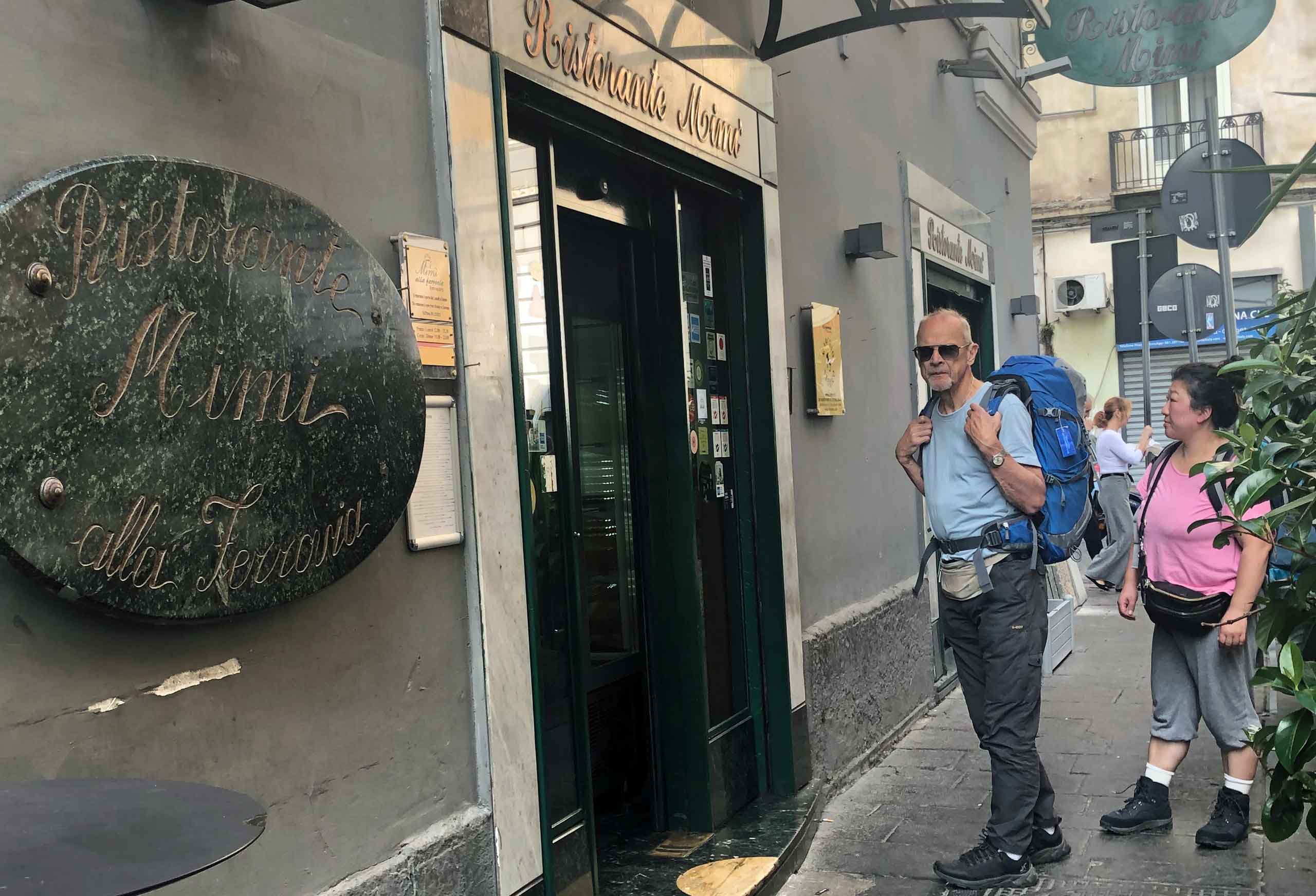 Ankomst Napoli