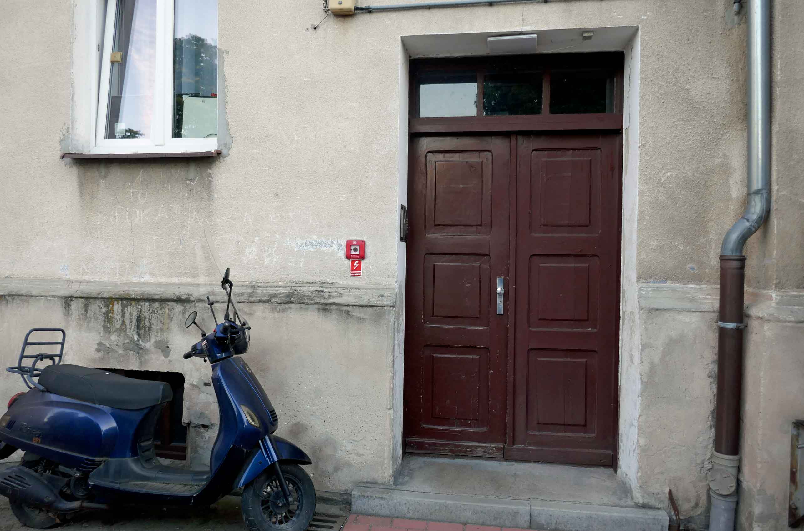 Hoveddøren til huset