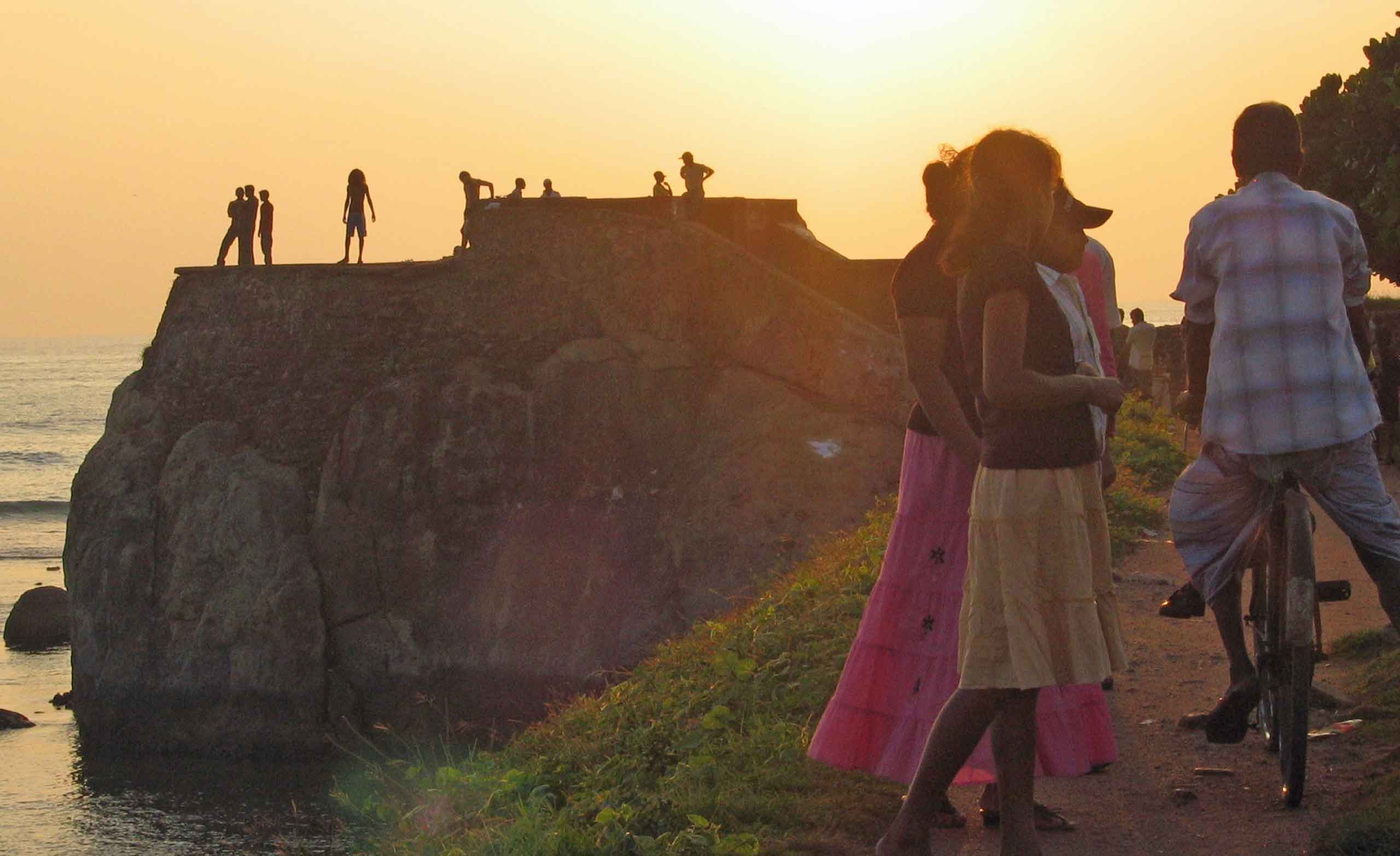 Nytårsaften solnedgang