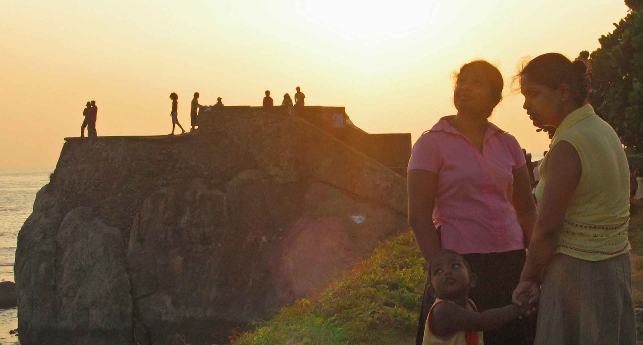 Nytårsaften solnedgang