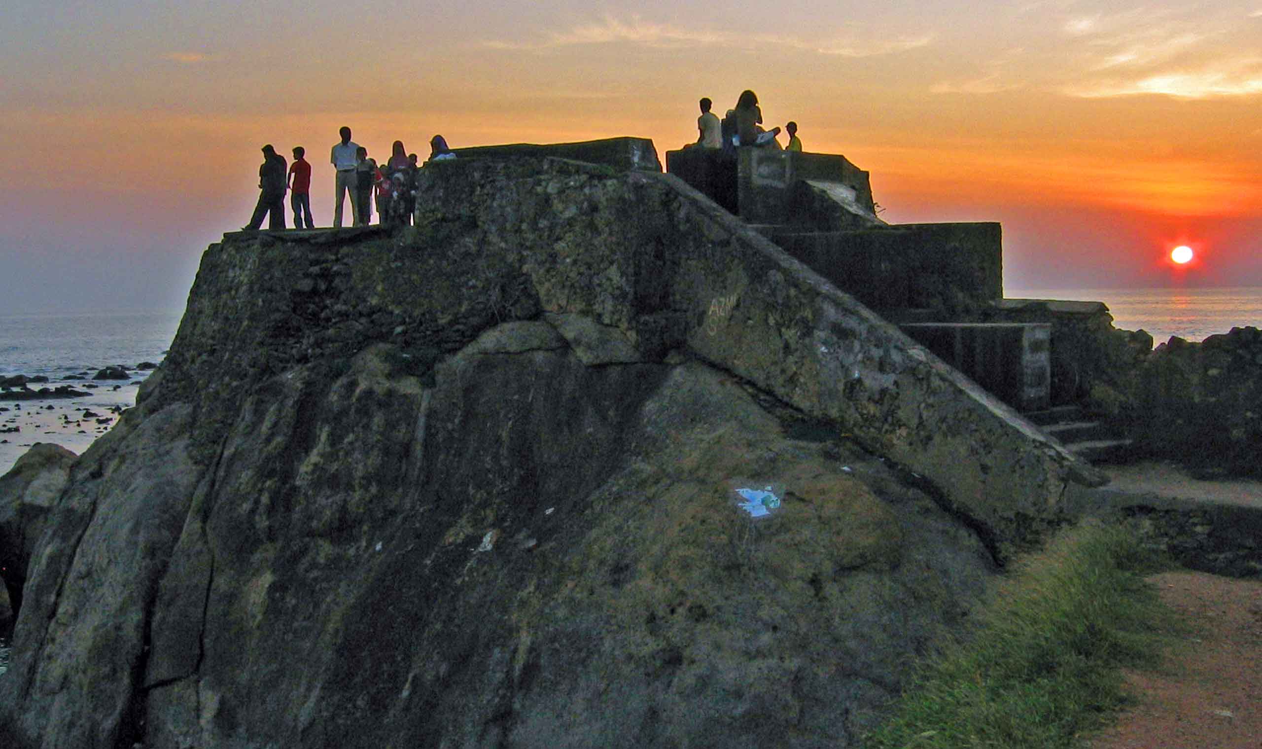 Nytårsaften solnedgang