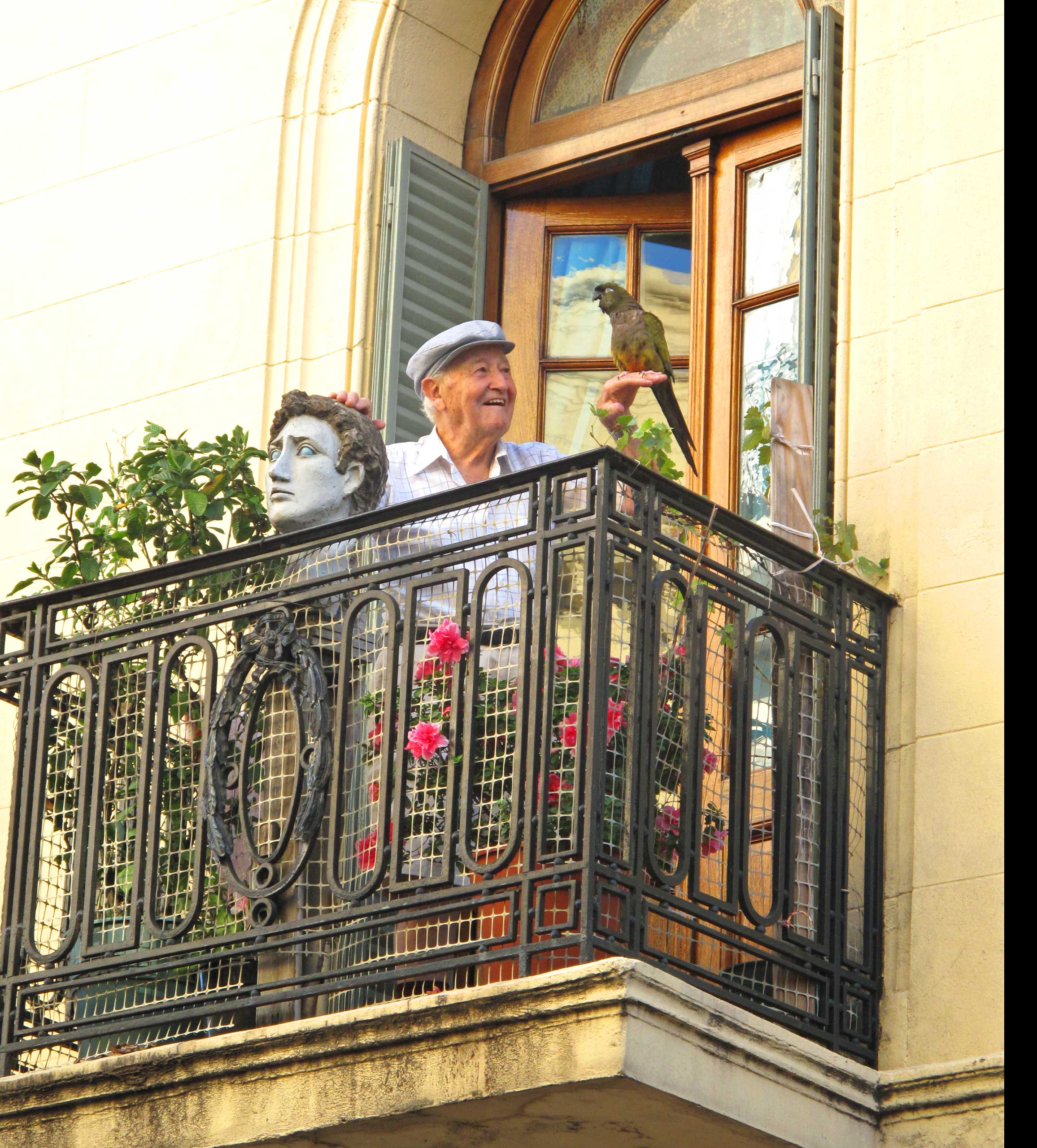 Balkon tilskuere