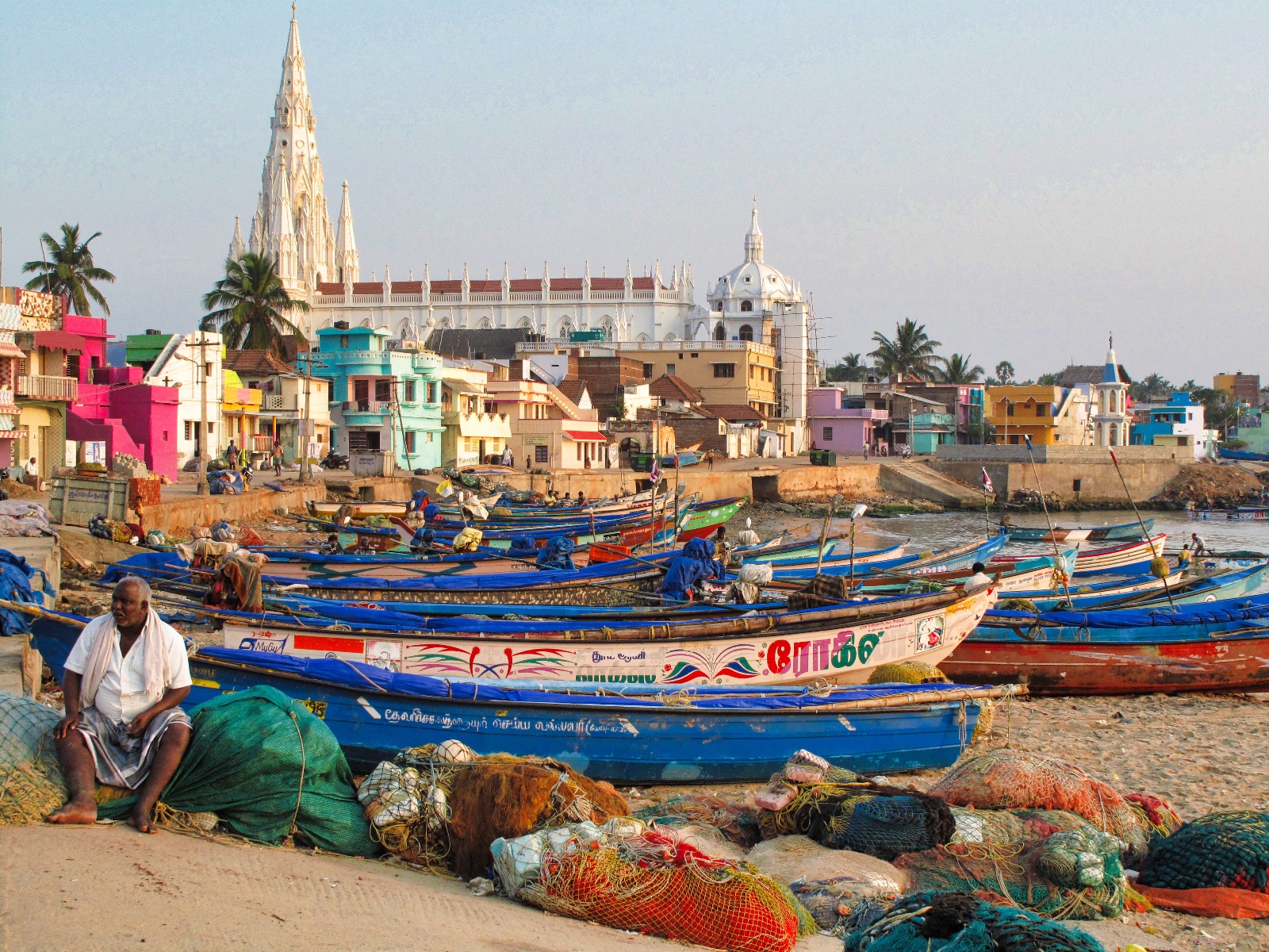 Kanyakumari fiskerbåde uden havn
