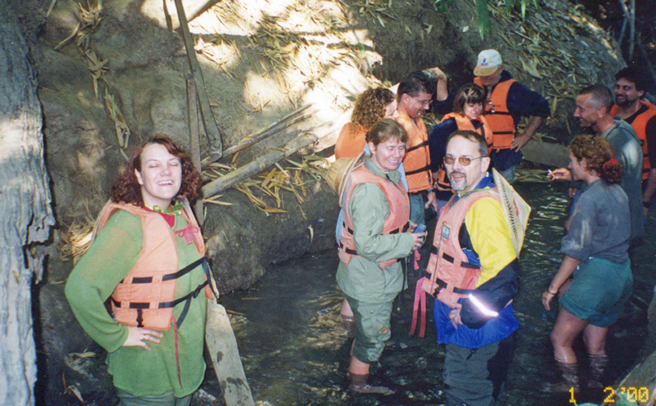Klargøring til tømmerflåde sejlads