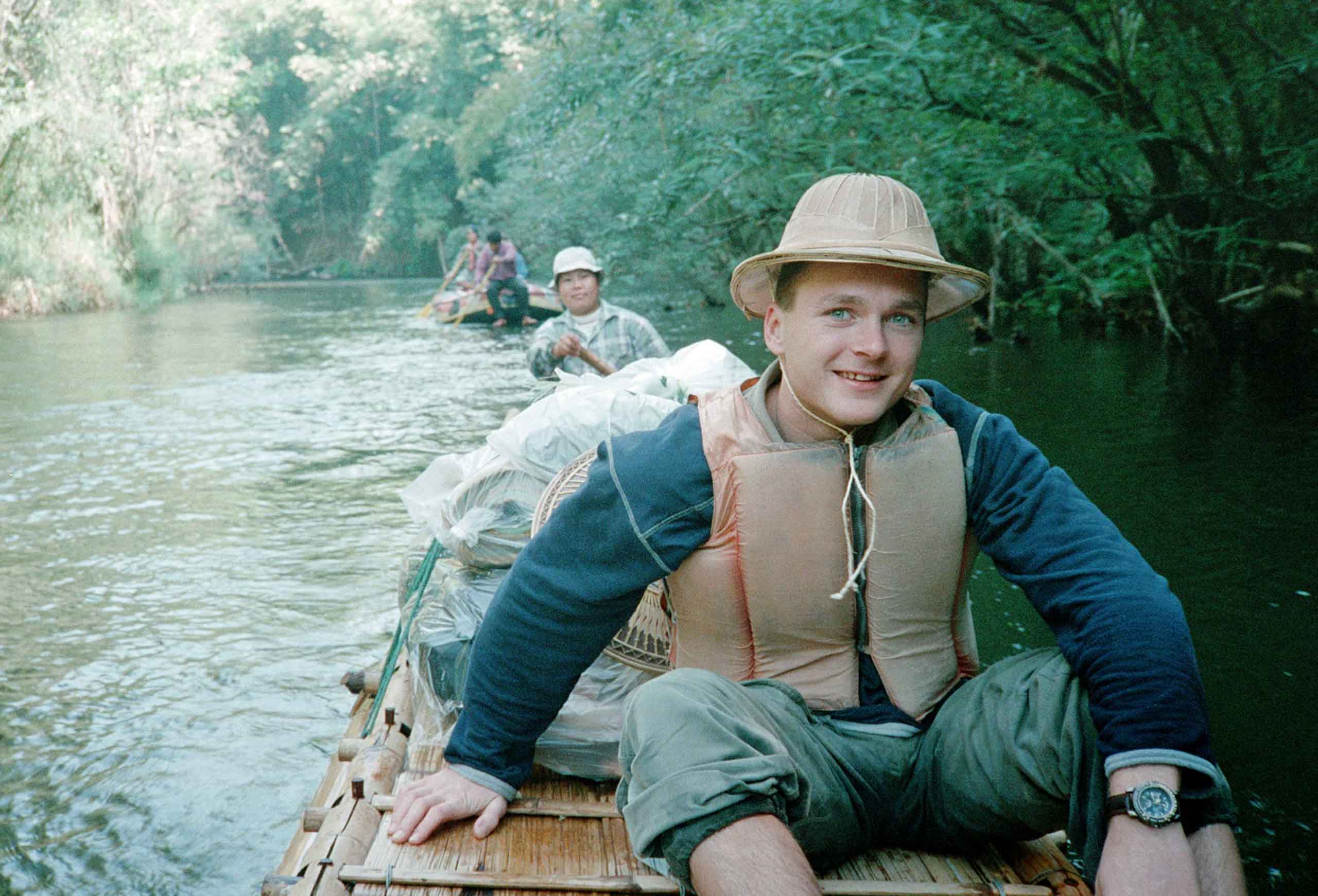 Tømmerflåde sejlads