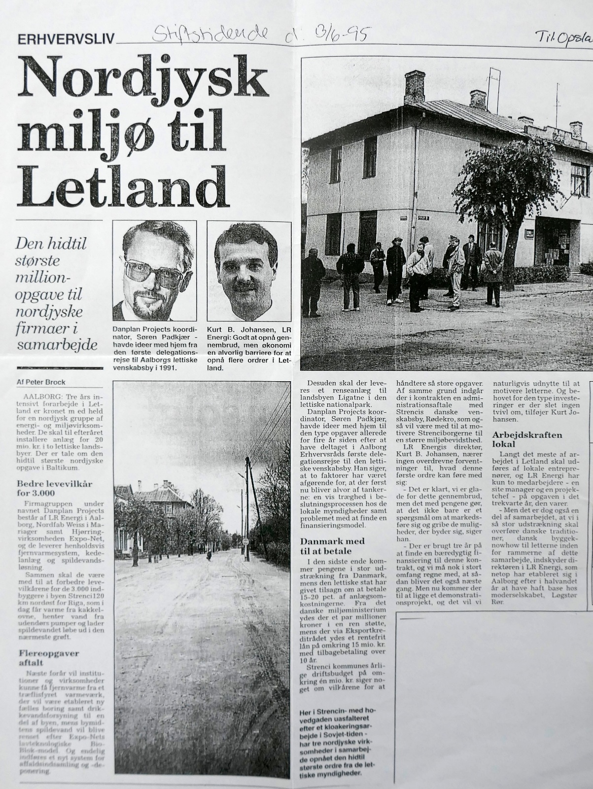 Aalborg Stiftstidende, 13. juni 1995